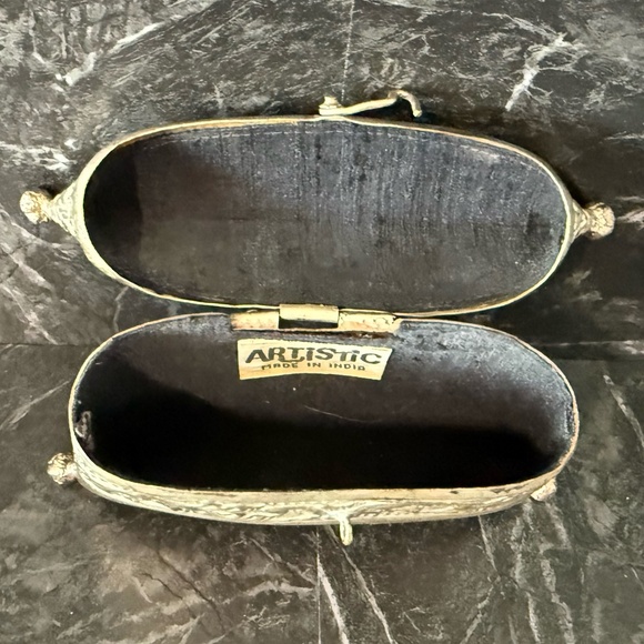 ARTISTIC Brass Pillow Clutch - Picture 12 of 13